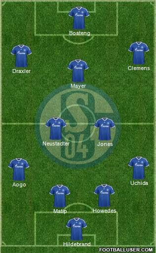 FC Schalke 04 Formation 2013