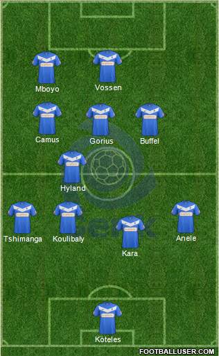 K Racing Club Genk Formation 2013