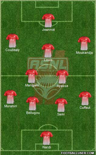 A.S. Nancy Lorraine Formation 2013