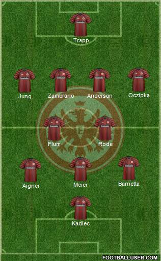 Eintracht Frankfurt Formation 2013