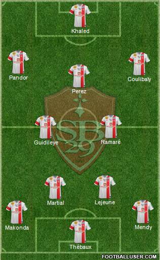 Stade Brestois 29 Formation 2013