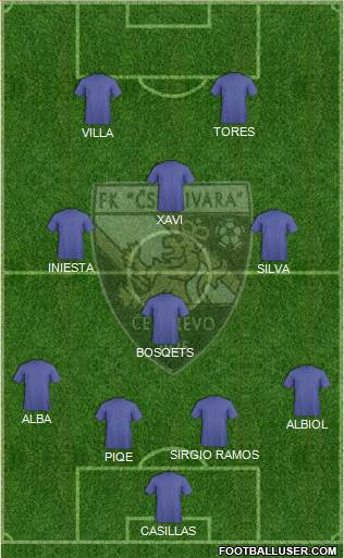 CSK Pivara Celarevo Formation 2013