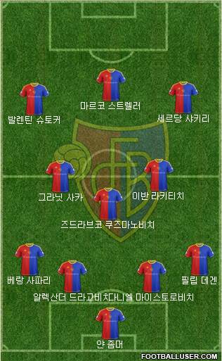 FC Basel Formation 2013