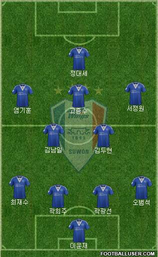 Suwon Samsung Blue Wings Formation 2013