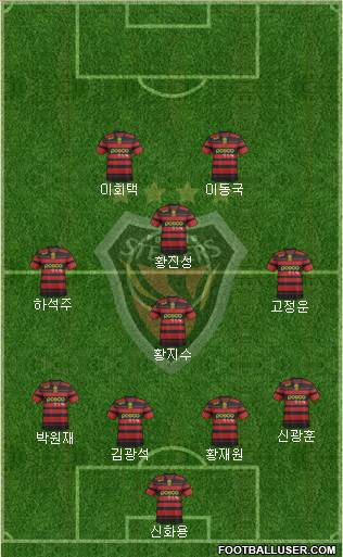 Pohang Steelers Formation 2013