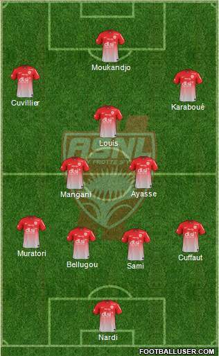 A.S. Nancy Lorraine Formation 2013