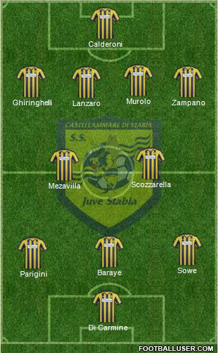 Juve Stabia Formation 2013