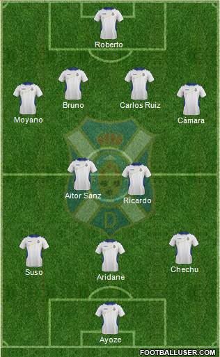 C.D. Tenerife S.A.D. Formation 2013