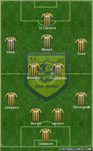 Juve Stabia Formation 2013