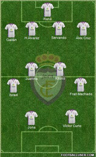 Real Jaén C.F. Formation 2013