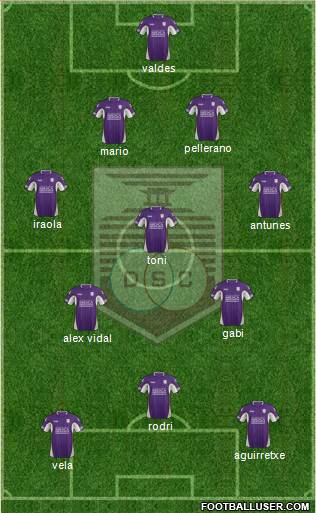 Defensor Sporting Club Formation 2013