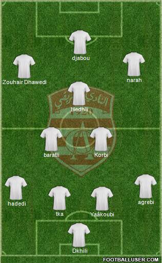 Club Africain Tunis Formation 2013