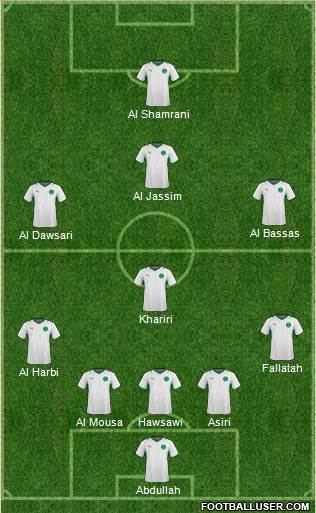 Saudi Arabia Formation 2013