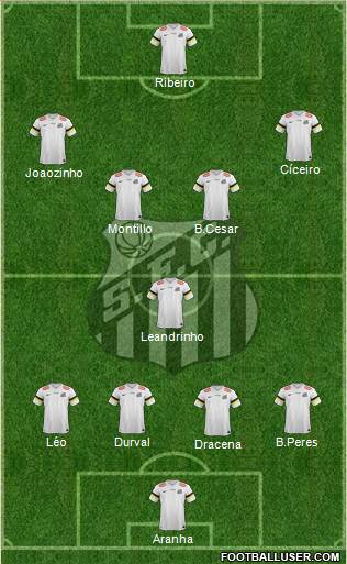 Santos FC Formation 2013