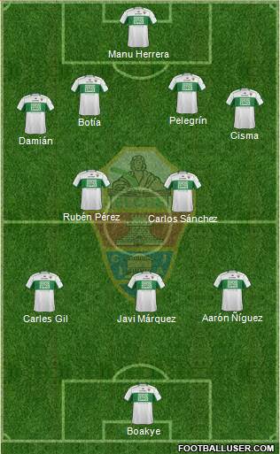 Elche C.F., S.A.D. Formation 2013