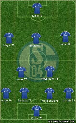 FC Schalke 04 Formation 2013