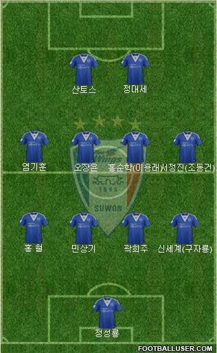 Suwon Samsung Blue Wings Formation 2013