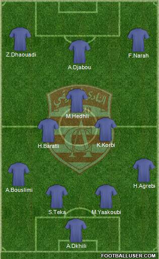 Club Africain Tunis Formation 2013