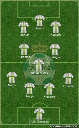 Club Deportivo Santos Laguna Formation 2013