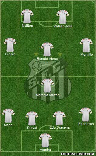 Santos FC Formation 2013