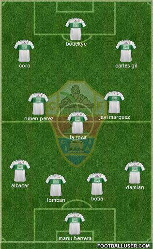 Elche C.F., S.A.D. Formation 2013