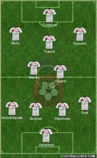 OGC Nice Côte d'Azur Formation 2013