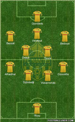 FC Nantes Formation 2013