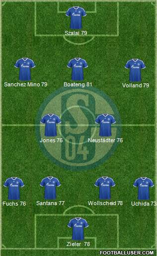 FC Schalke 04 Formation 2013