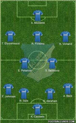 TSG 1899 Hoffenheim Formation 2013