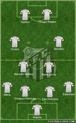 Santos FC Formation 2013