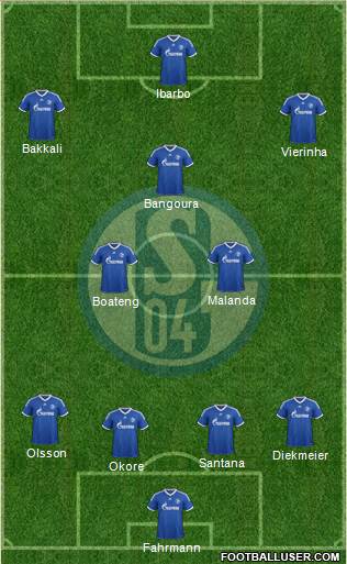 FC Schalke 04 Formation 2013