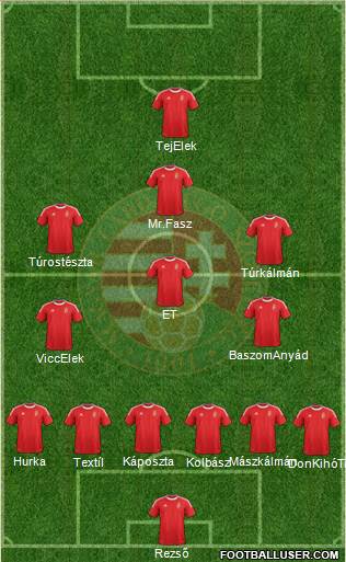 Hungary Formation 2013