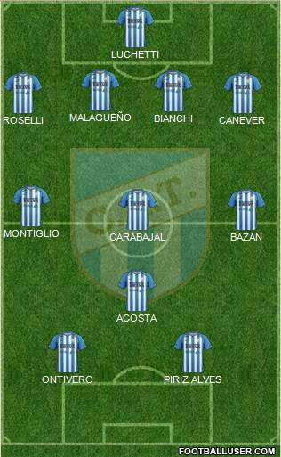 Atlético Tucumán Formation 2013