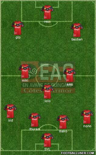 En Avant de Guingamp Formation 2013