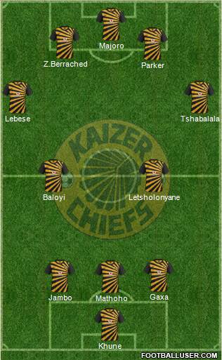 Kaizer Chiefs Formation 2013