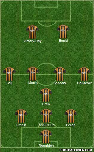 Hull City Formation 2013