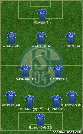 FC Schalke 04 Formation 2013