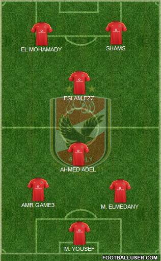 Al-Ahly Sporting Club Formation 2013