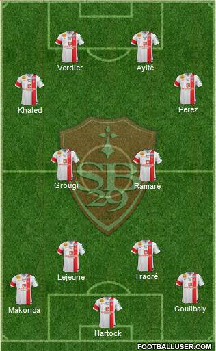 Stade Brestois 29 Formation 2013