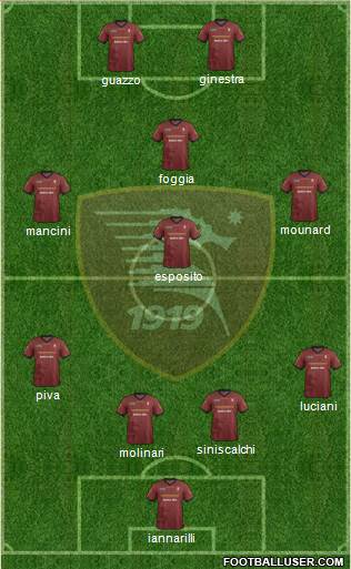 Salernitana Formation 2013