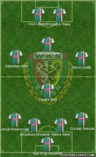 WKS Slask Wroclaw Formation 2013