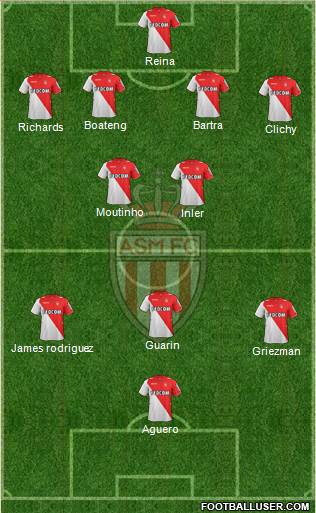 AS Monaco FC Formation 2013