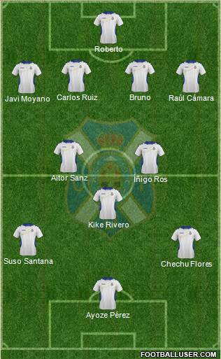 C.D. Tenerife S.A.D. Formation 2013