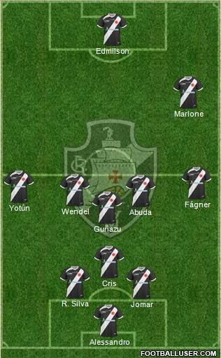 CR Vasco da Gama Formation 2013