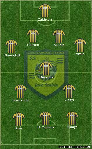 Juve Stabia Formation 2013