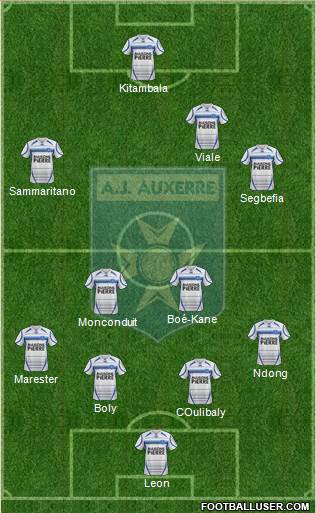 A.J. Auxerre Formation 2013