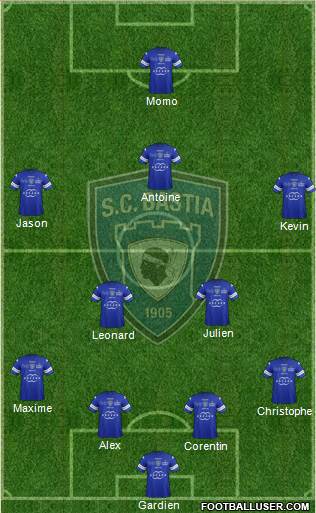 Sporting Club Bastia Formation 2013