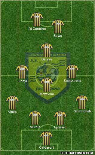 Juve Stabia Formation 2013