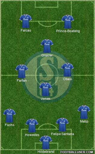 FC Schalke 04 Formation 2013