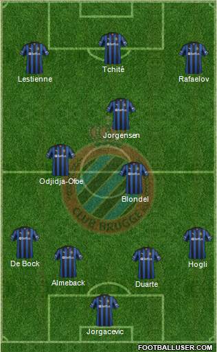 Club Brugge KV Formation 2013